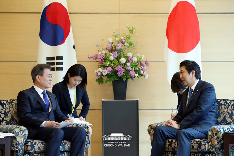 Kore Cumhurbaşkanı 6 yıldan sonra  Japonya’da