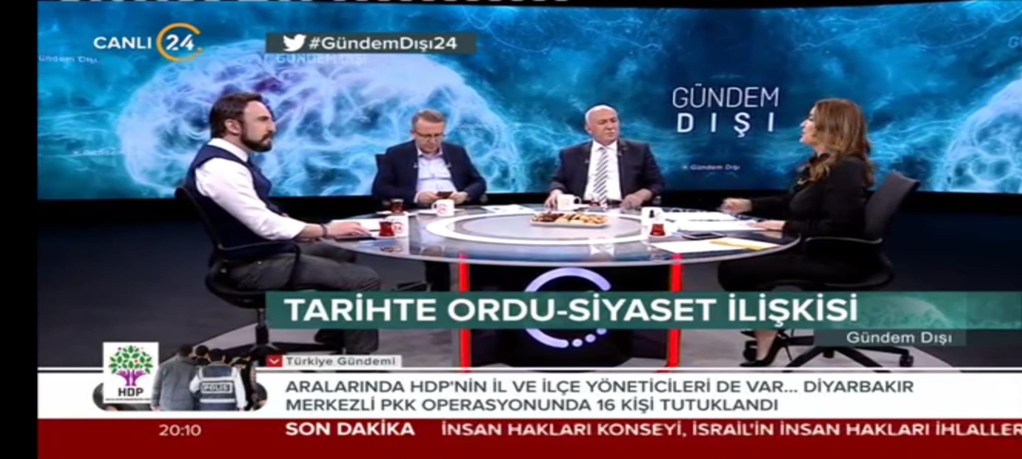 Hasan Oktay kanal 24 tv de Menderesin idamını değerlendirdi