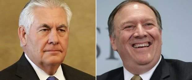 İran tartışması Tillerson’u götürdü CIA başkanı Pompeo’ı getirdi!