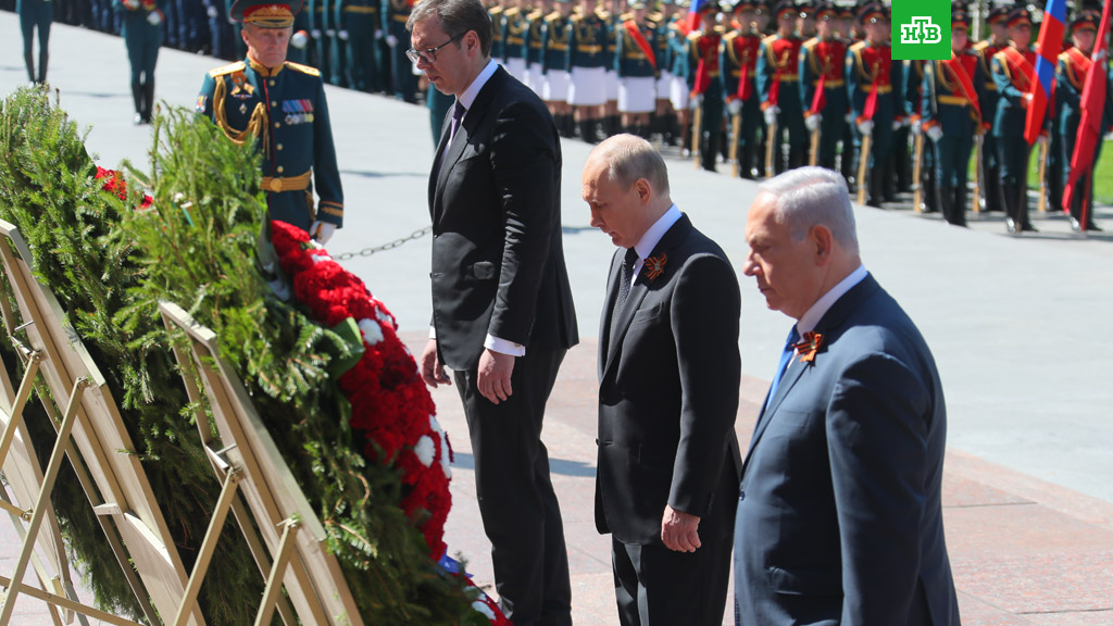 Putin  Netanyahu Vuciç 9 Mayıs’ı beraber kutluyor