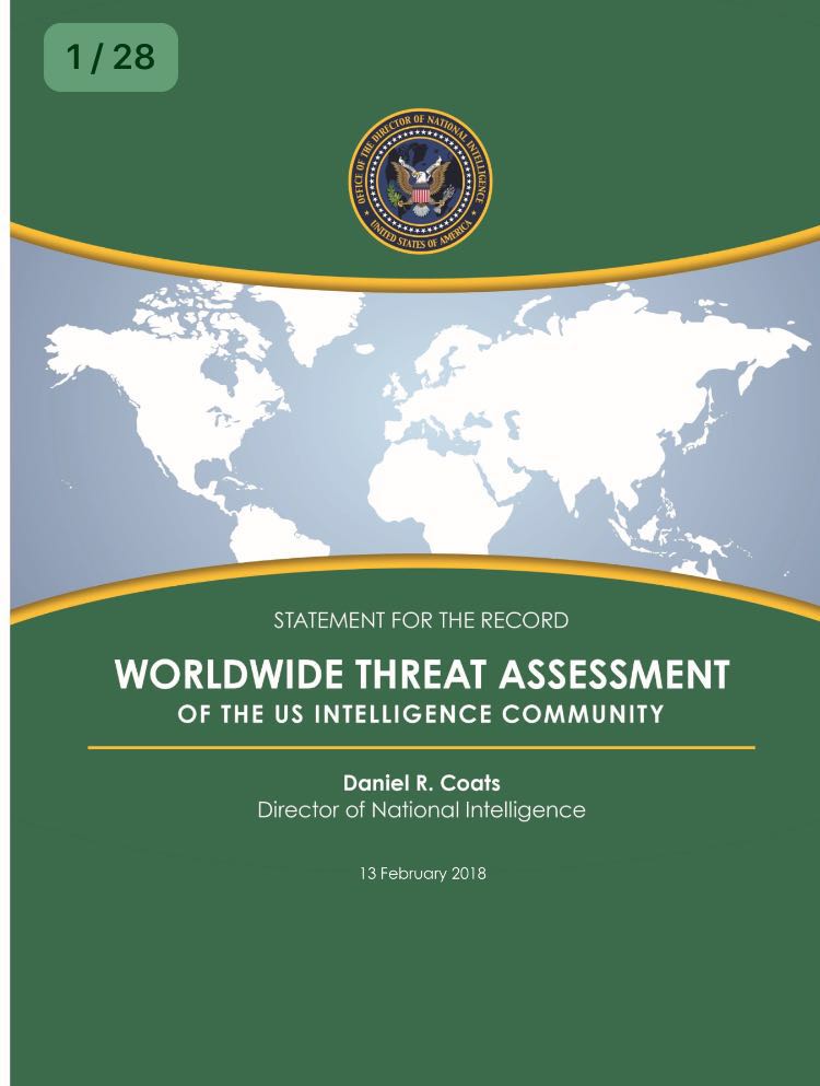 ABD Ulusal ve Uluslararası Güvenlik Tehditleri Raporu