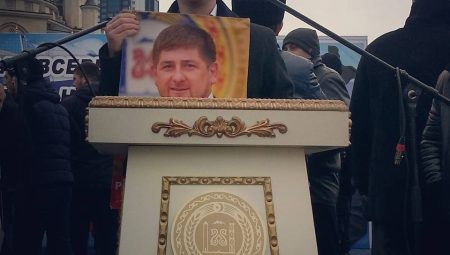 Kadirov Groznide miting yaptı