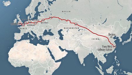 Китай отправил первый грузовой поезд в Лондон по новому Шёлковому пути