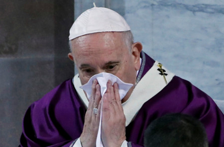 Վատիկանը հայտարարել է՝ Հռոմի Պապը հիվանդացել է կորոնավիրուսով
